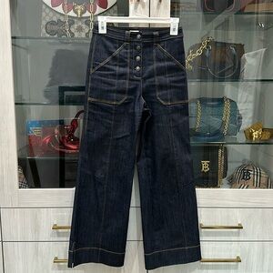 Cinq à Sept Benji Crop Flare Denim Pants size 0